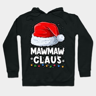 Mawmaw Claus Christmas Santa Family Matching Pajama Hoodie